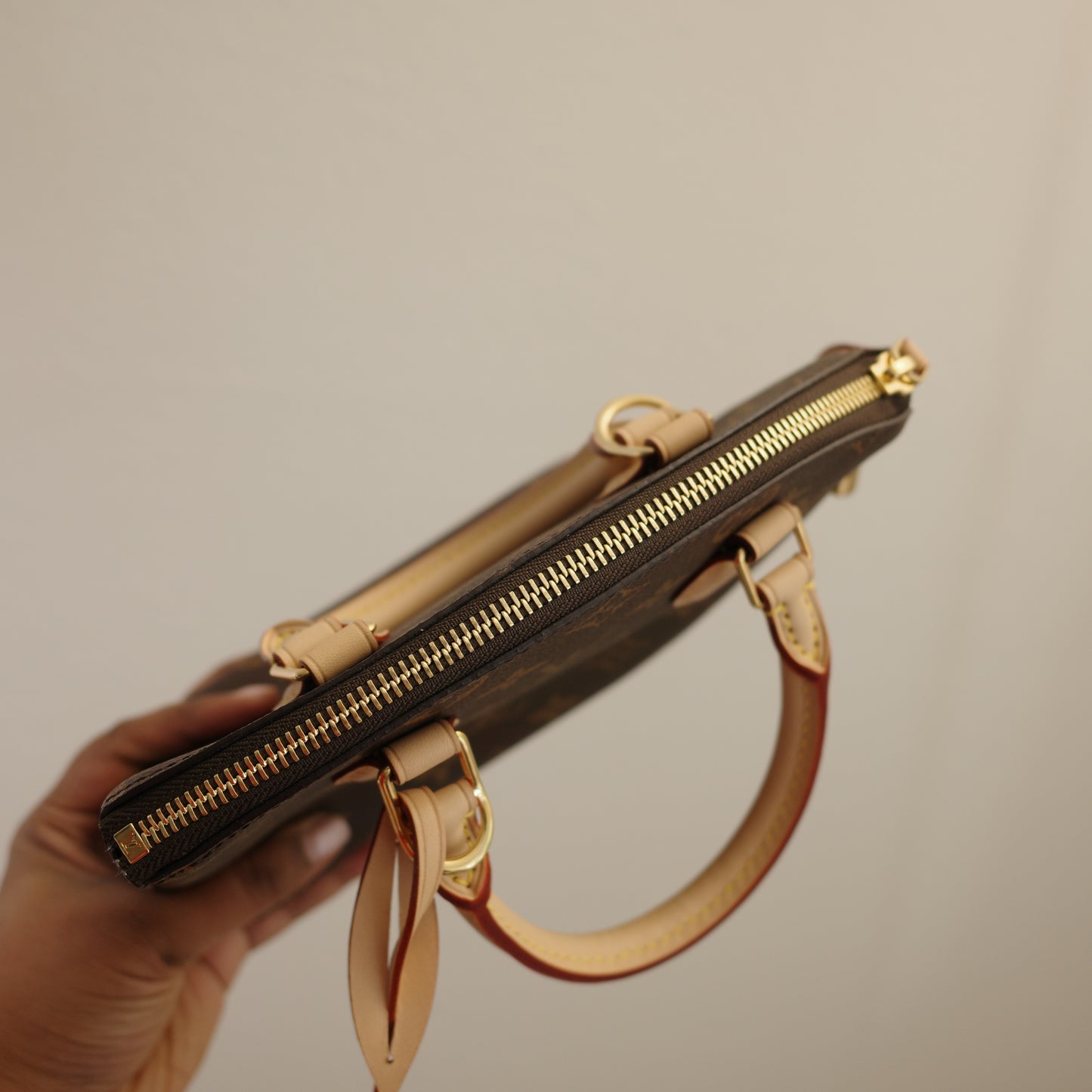 LOUIS VUITTON Lockit BB Monogram Crossbody