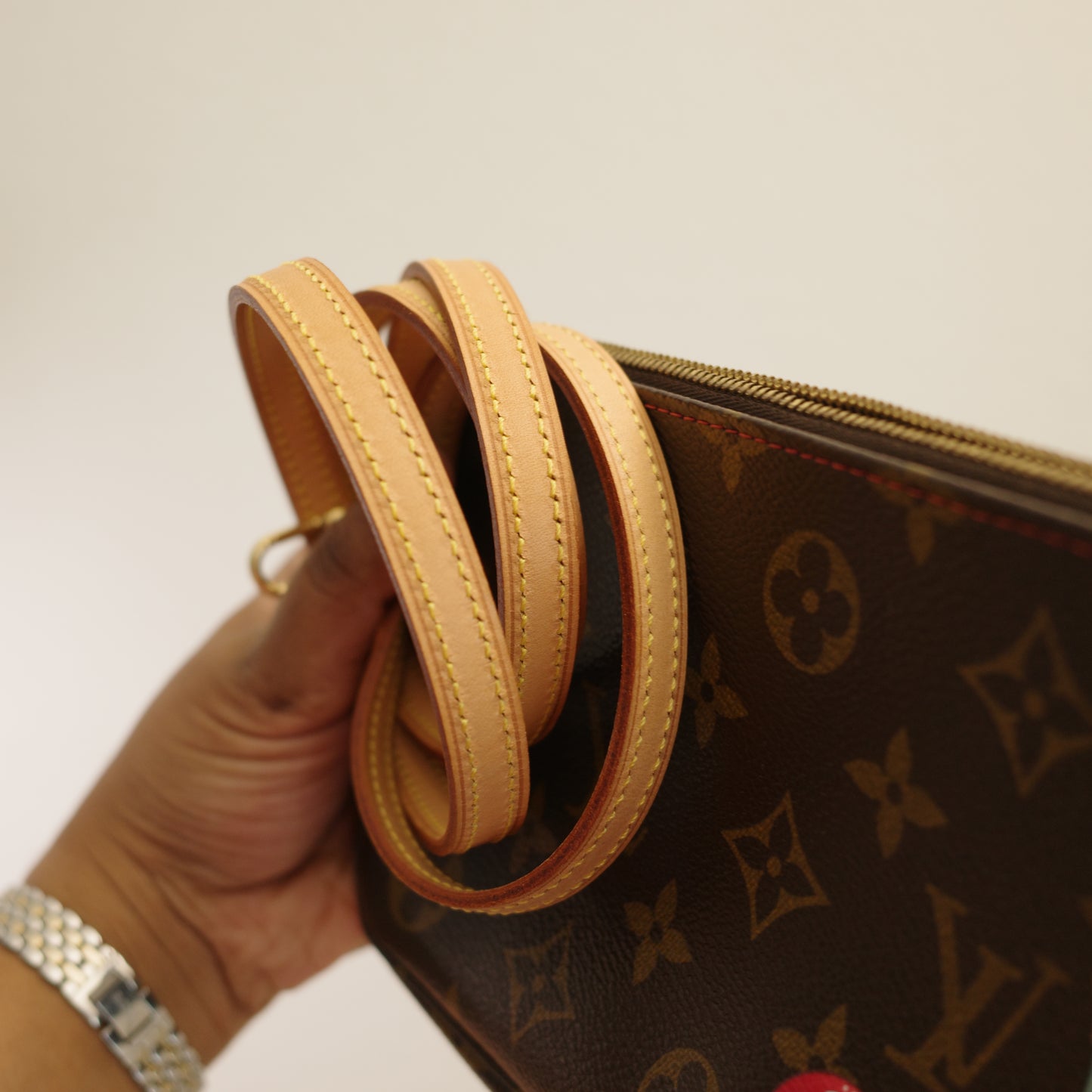 LOUIS VUITTON Monogram Murakami Cherry Pochette Accessoires