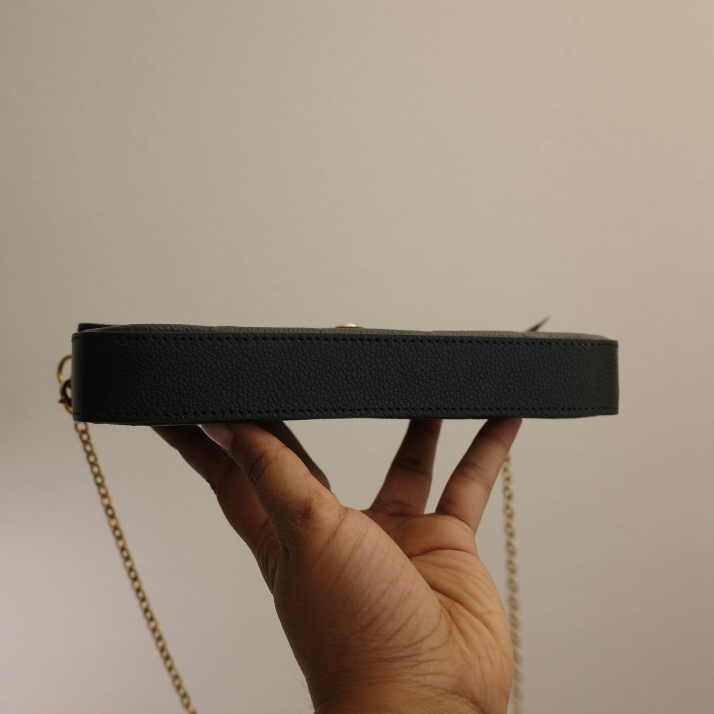 LOUIS VUITTON Black Empreinte Felice Pochette