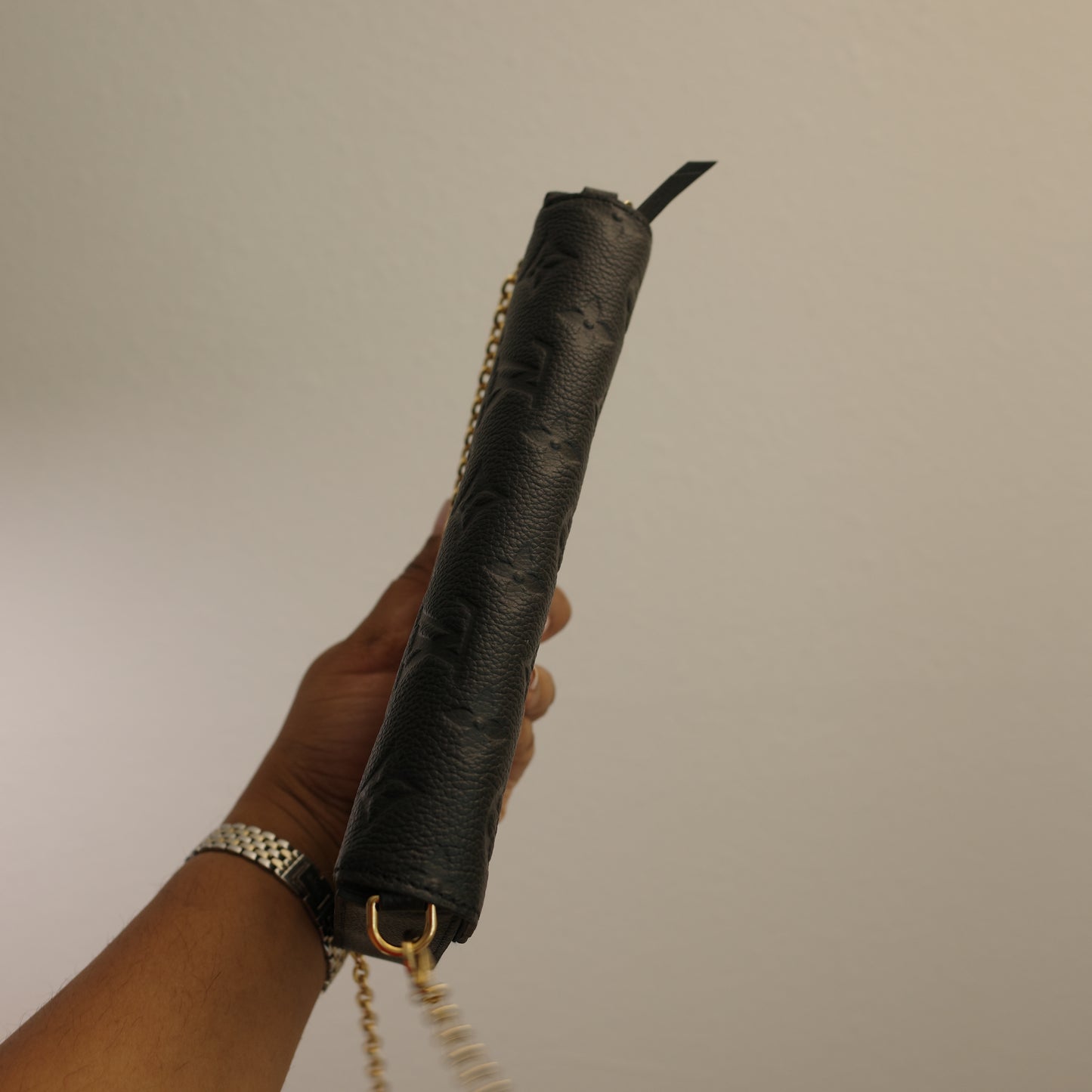 LOUIS VUITTON Black Empreinte Felice Pochette