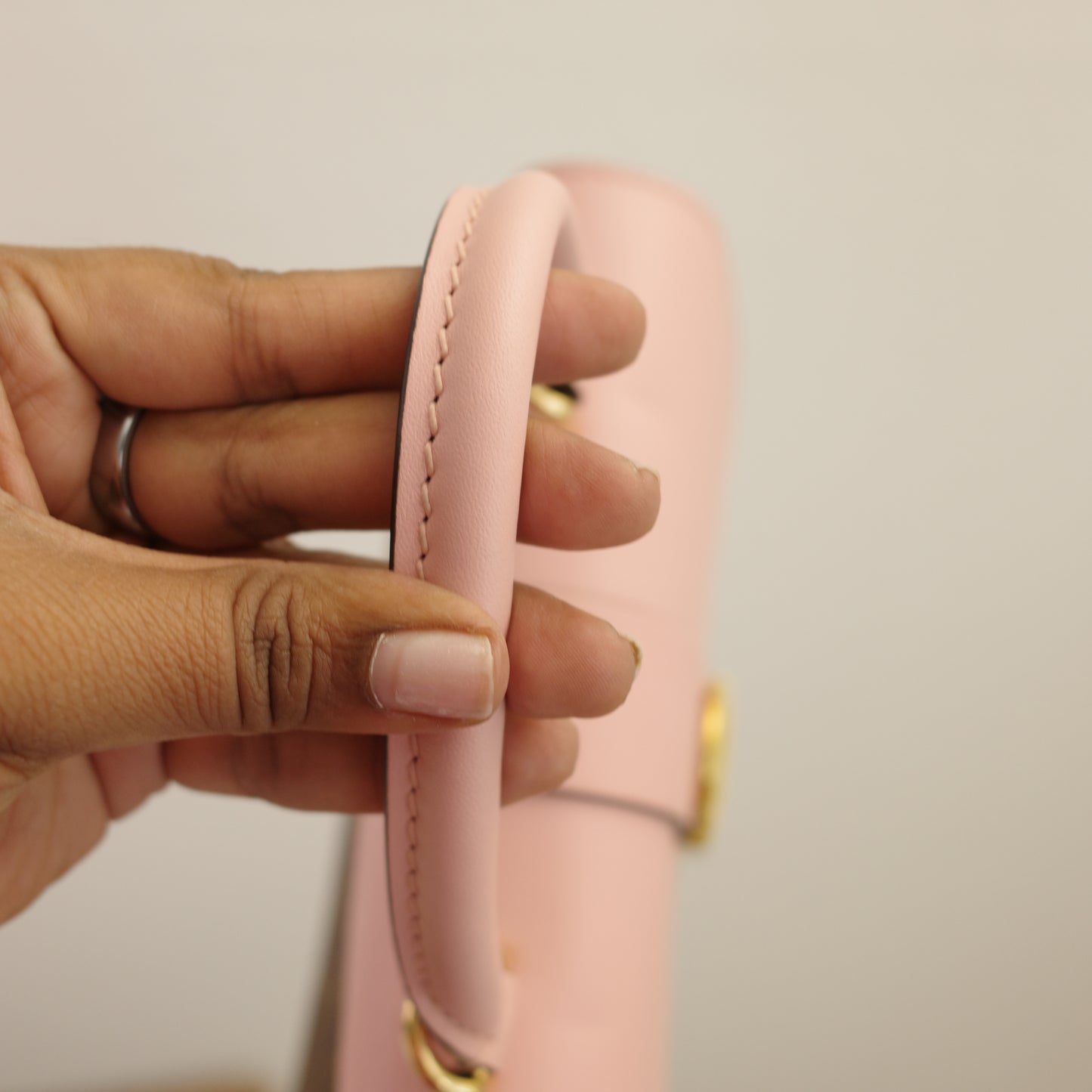 LOUIS VUITTON Locky BB Pink Monogram Crossbody Bag Rose Poudre