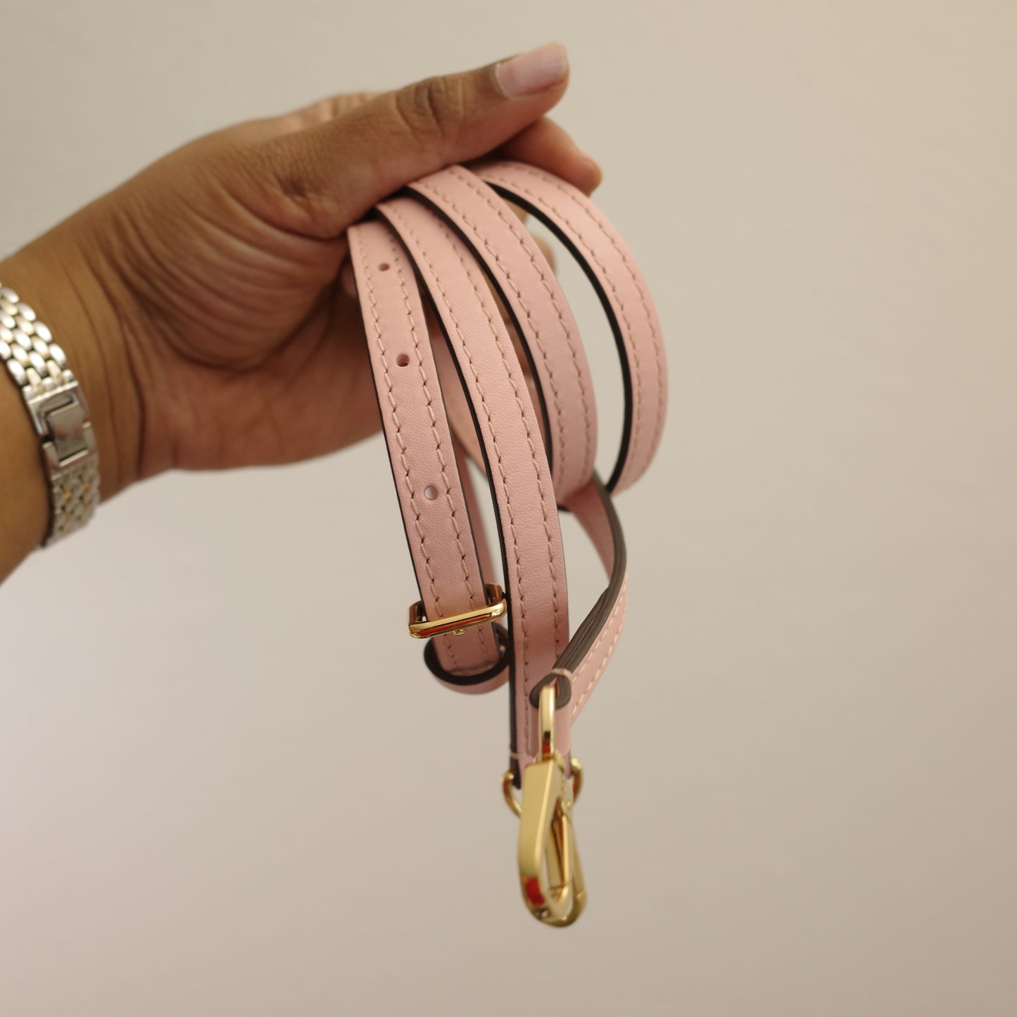 LOUIS VUITTON Locky BB Pink Monogram Crossbody Bag Rose Poudre