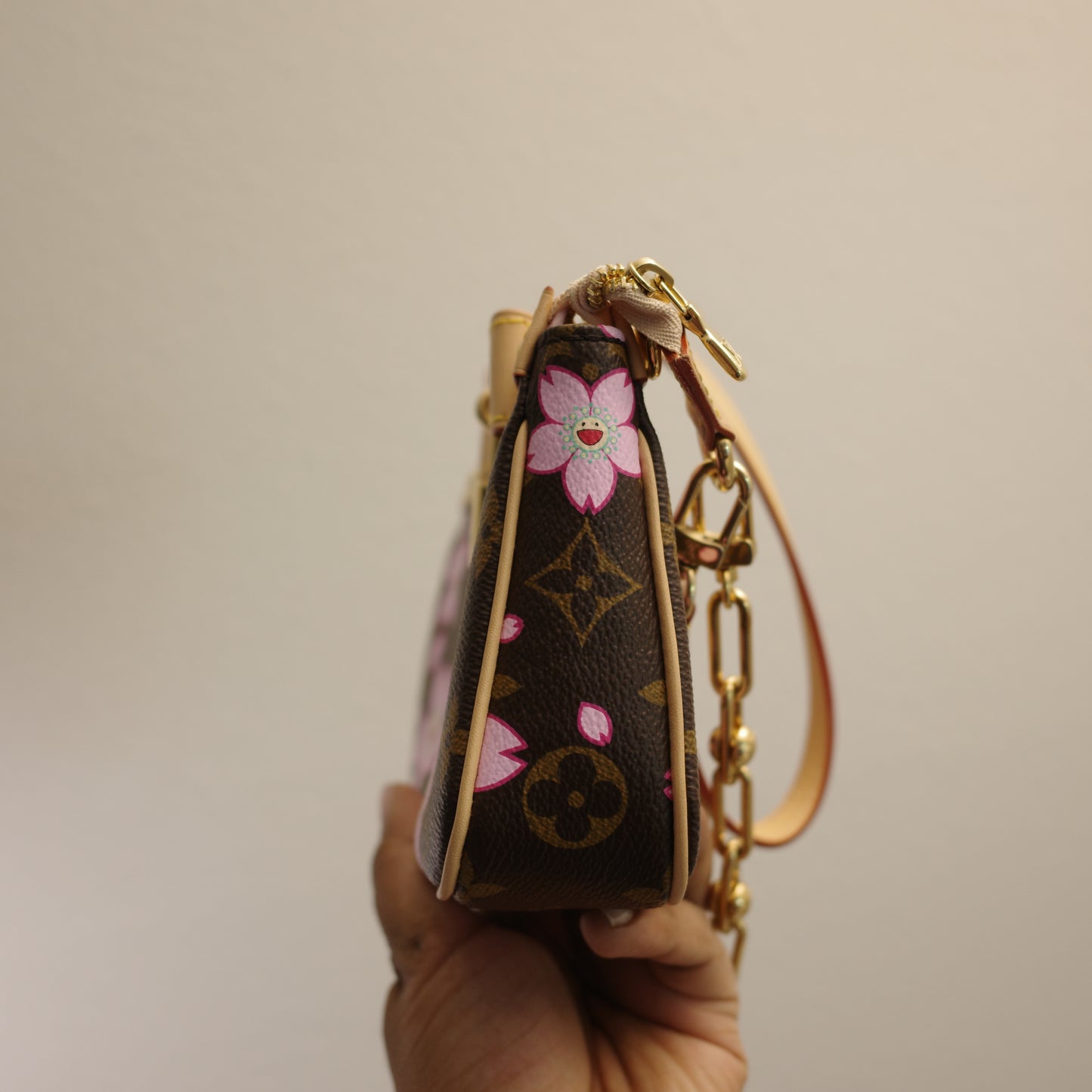 LOUIS VUITTON LV x TM Murakami Cherry Blossom Pochette Accessoires 25th Anniversary Edition