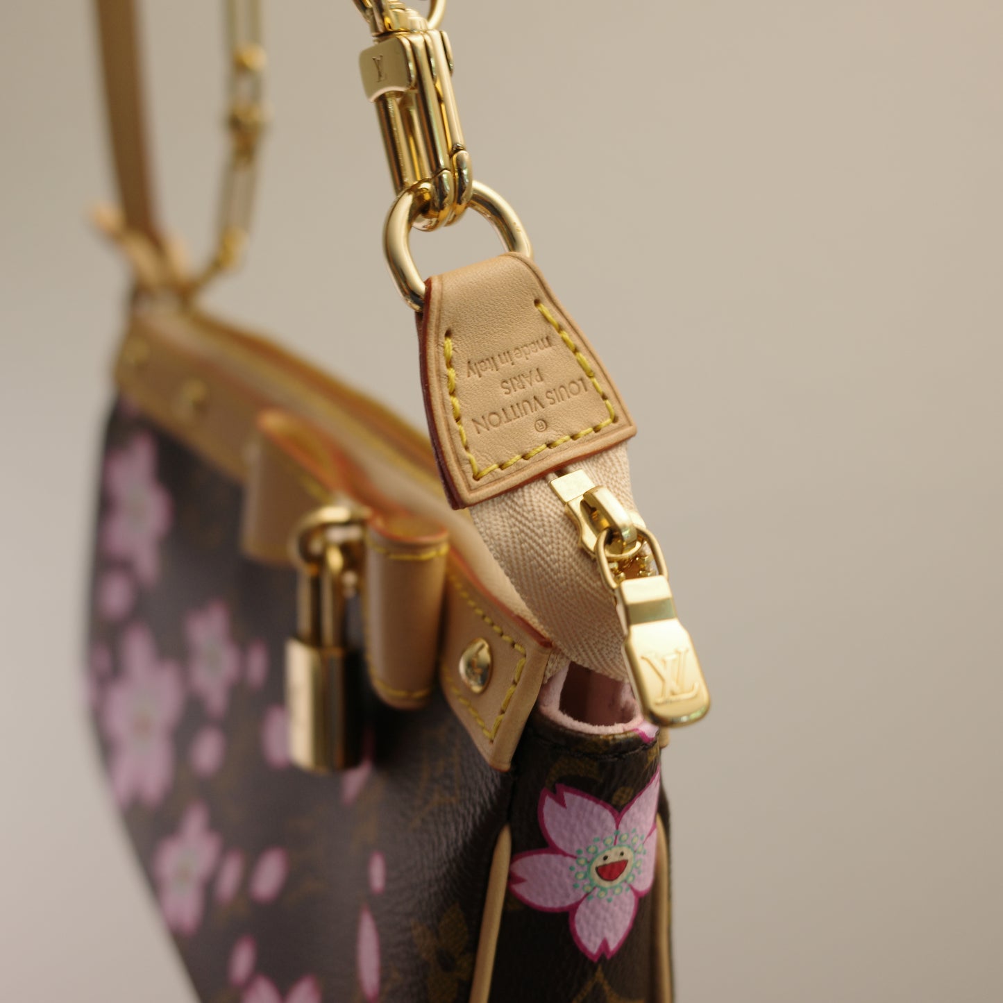 LOUIS VUITTON LV x TM Murakami Cherry Blossom Pochette Accessoires 25th Anniversary Edition