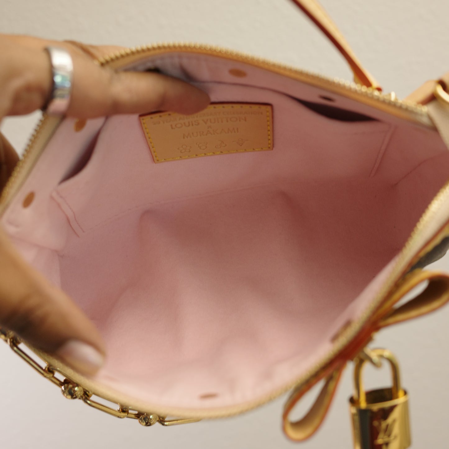 LOUIS VUITTON LV x TM Murakami Cherry Blossom Pochette Accessoires 25th Anniversary Edition