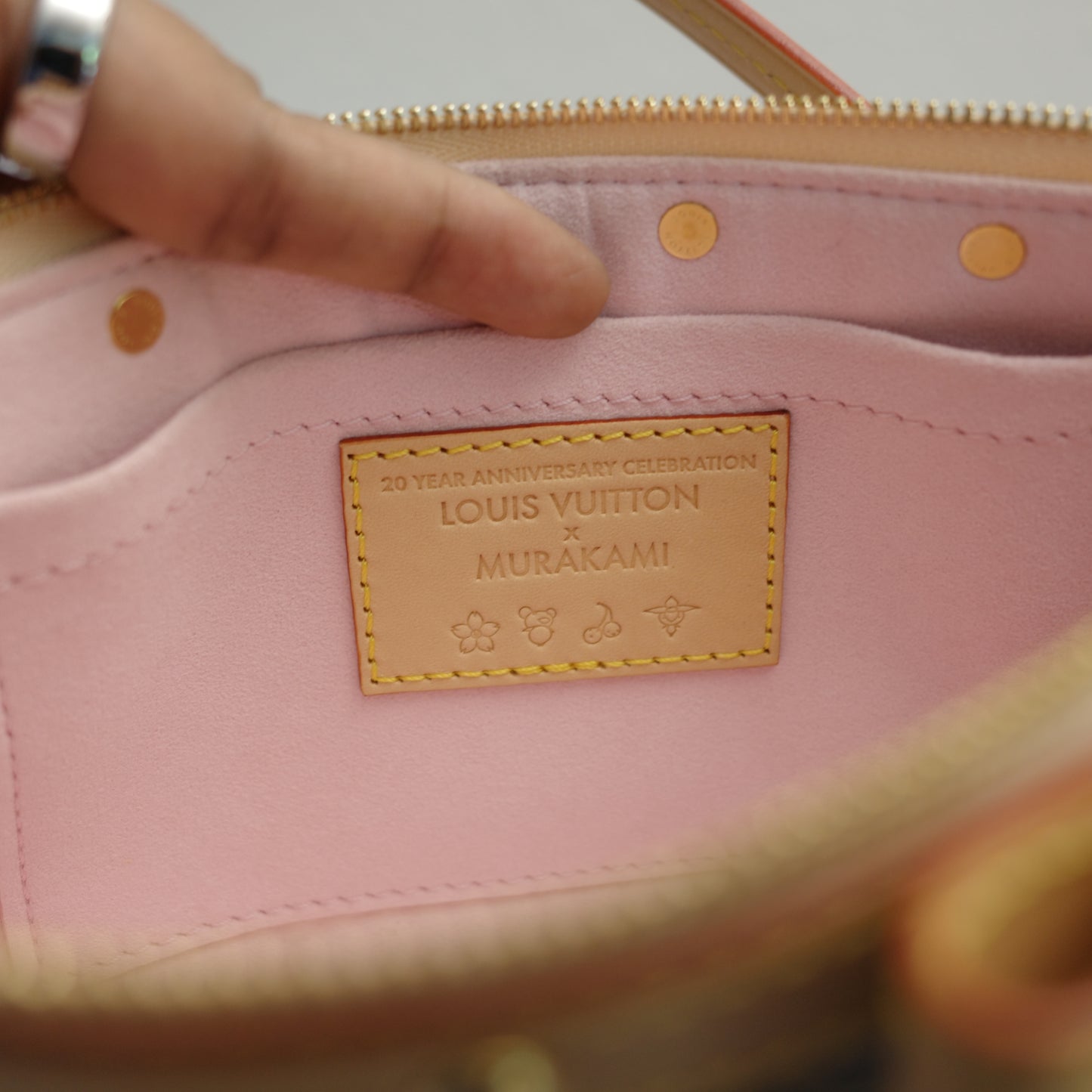 LOUIS VUITTON LV x TM Murakami Cherry Blossom Pochette Accessoires 25th Anniversary Edition