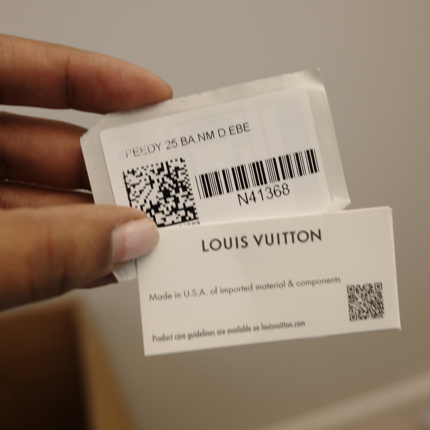 LOUIS VUITTON Damier Ebene Speedy Bandoliere 25