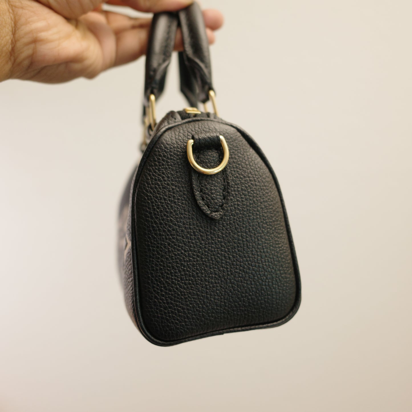 LOUIS VUITTON Bicolor Empreinte Leather Nano Speedy