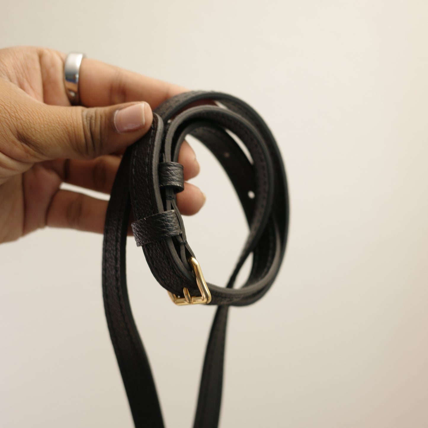 LOUIS VUITTON Bicolor Empreinte Leather Nano Speedy