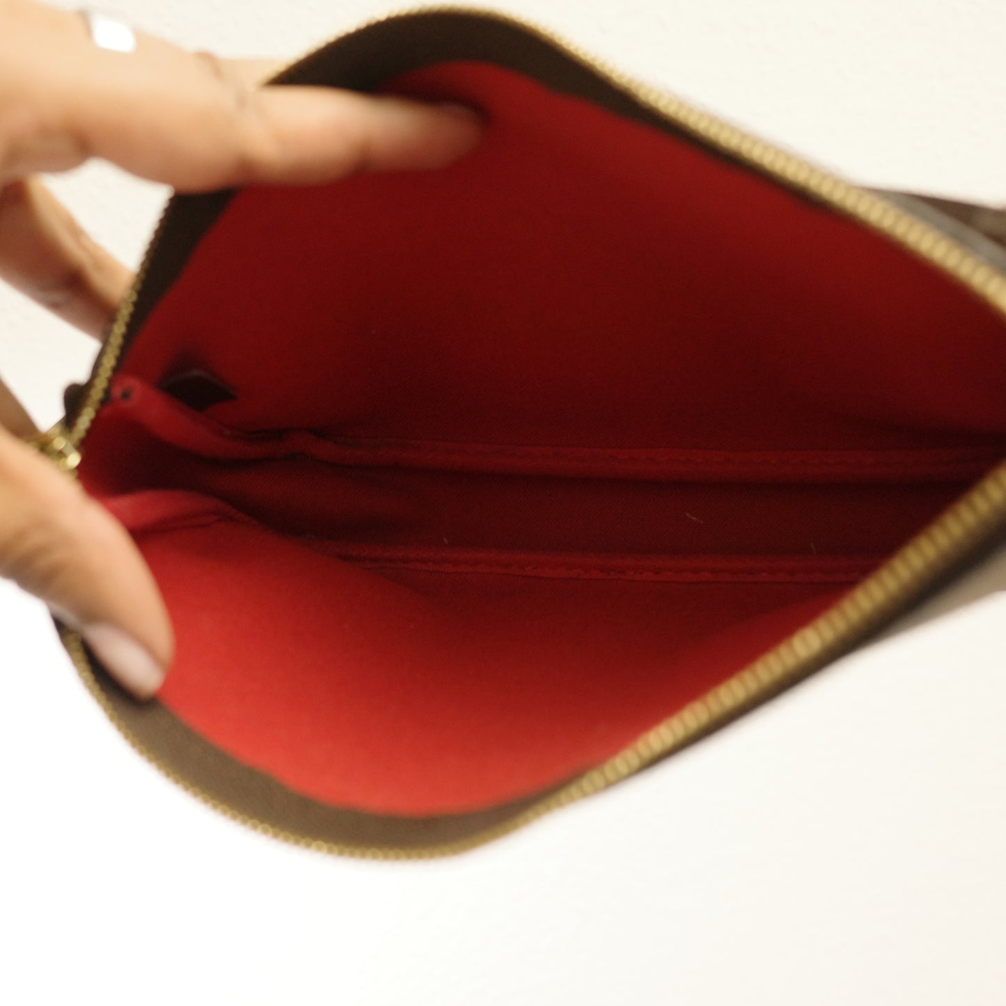 LOUIS VUITTON Damier Ebene Pochette Accessoires