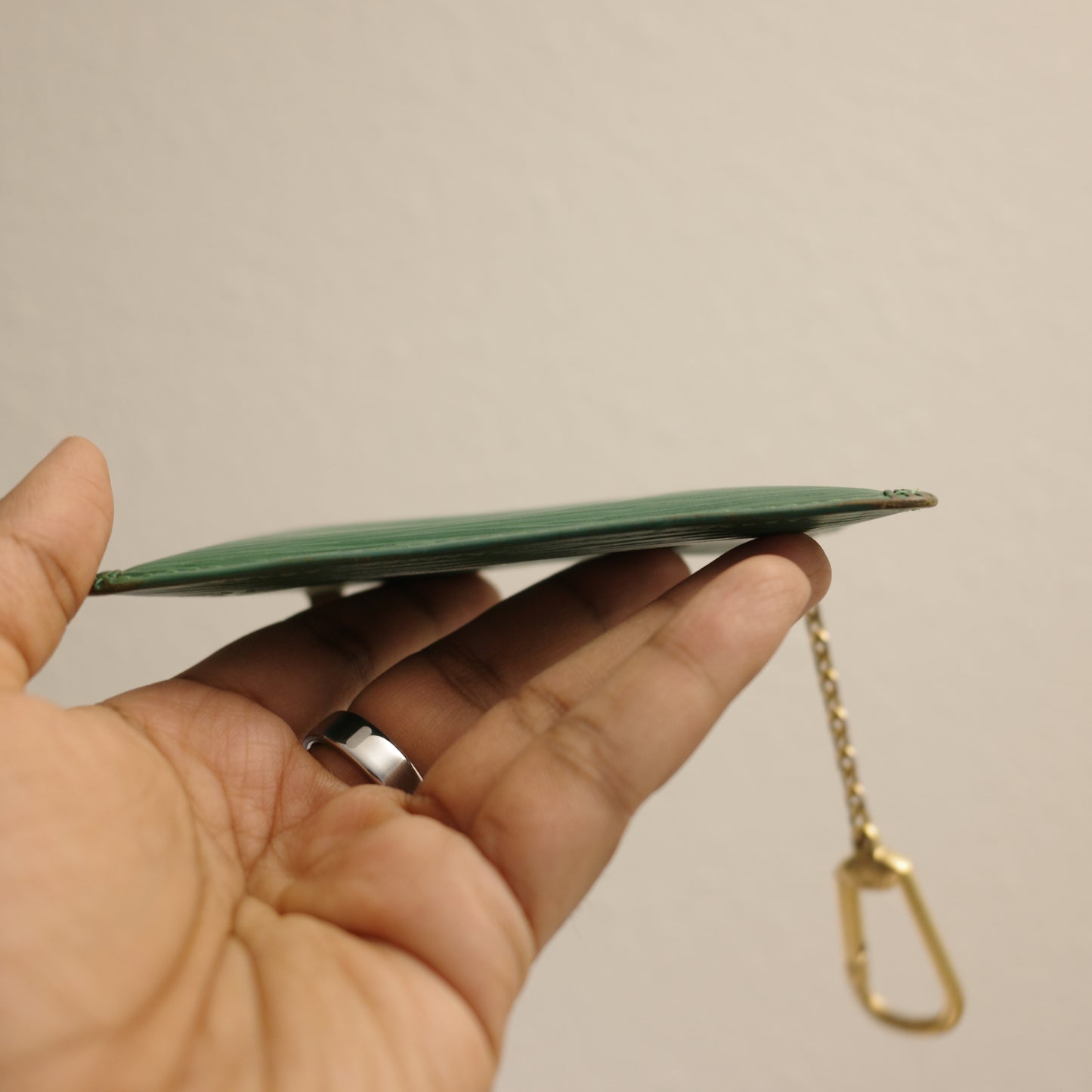 LOUIS VUITTON Epi Leather Green Key Cles