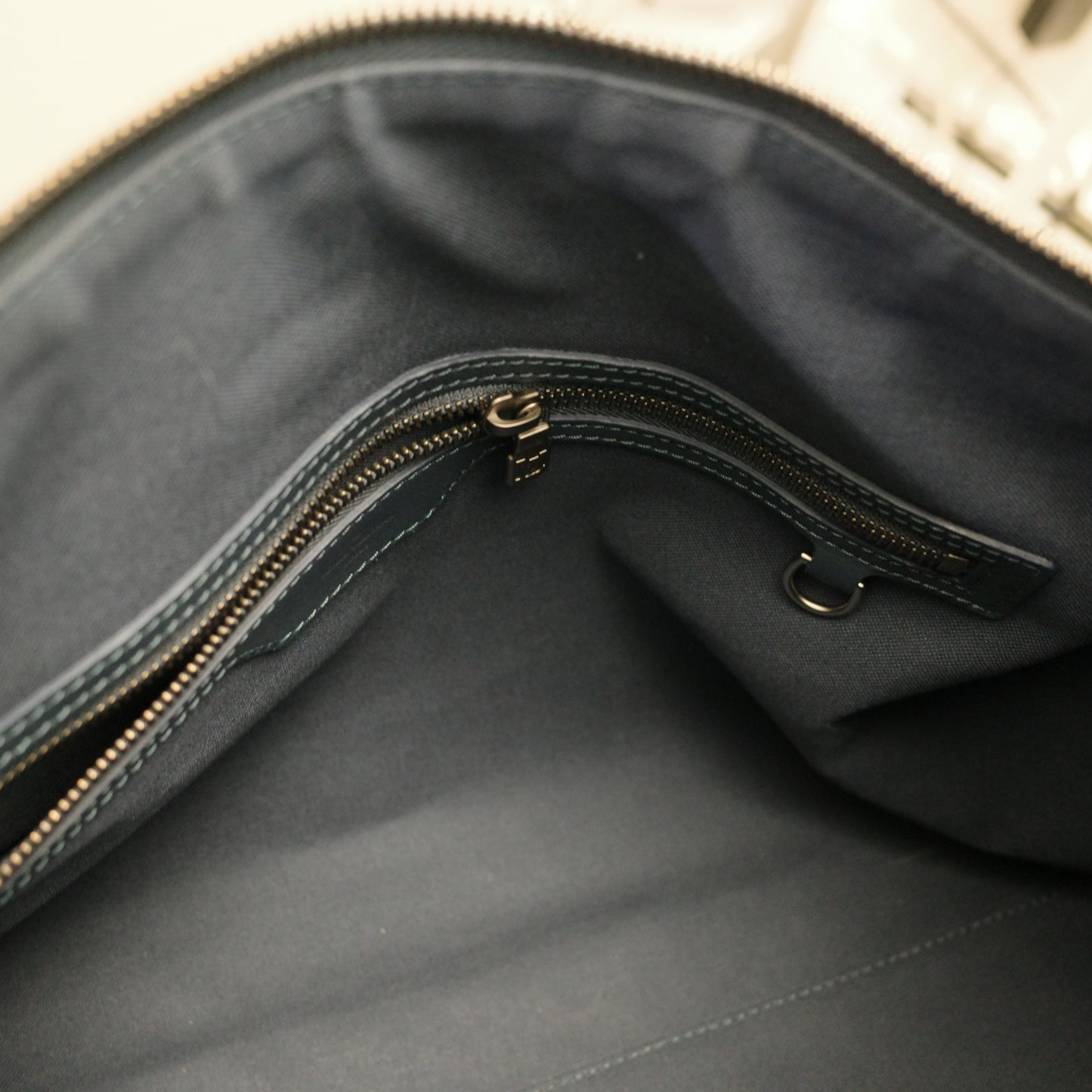 LOUIS VUITTON Blue Damier Infini Keepall 45 Bandoulière
