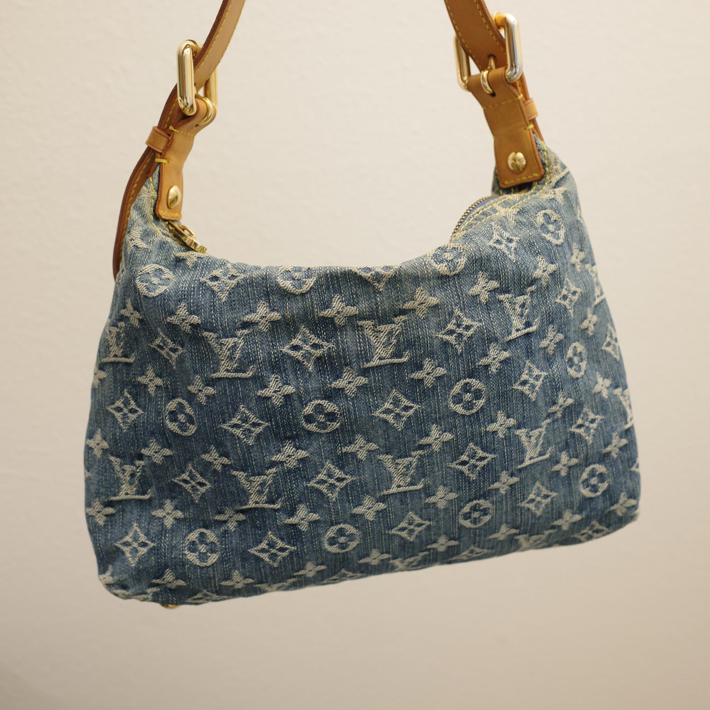 LOUIS VUITTON Vintage Blue Denim Baggy PM