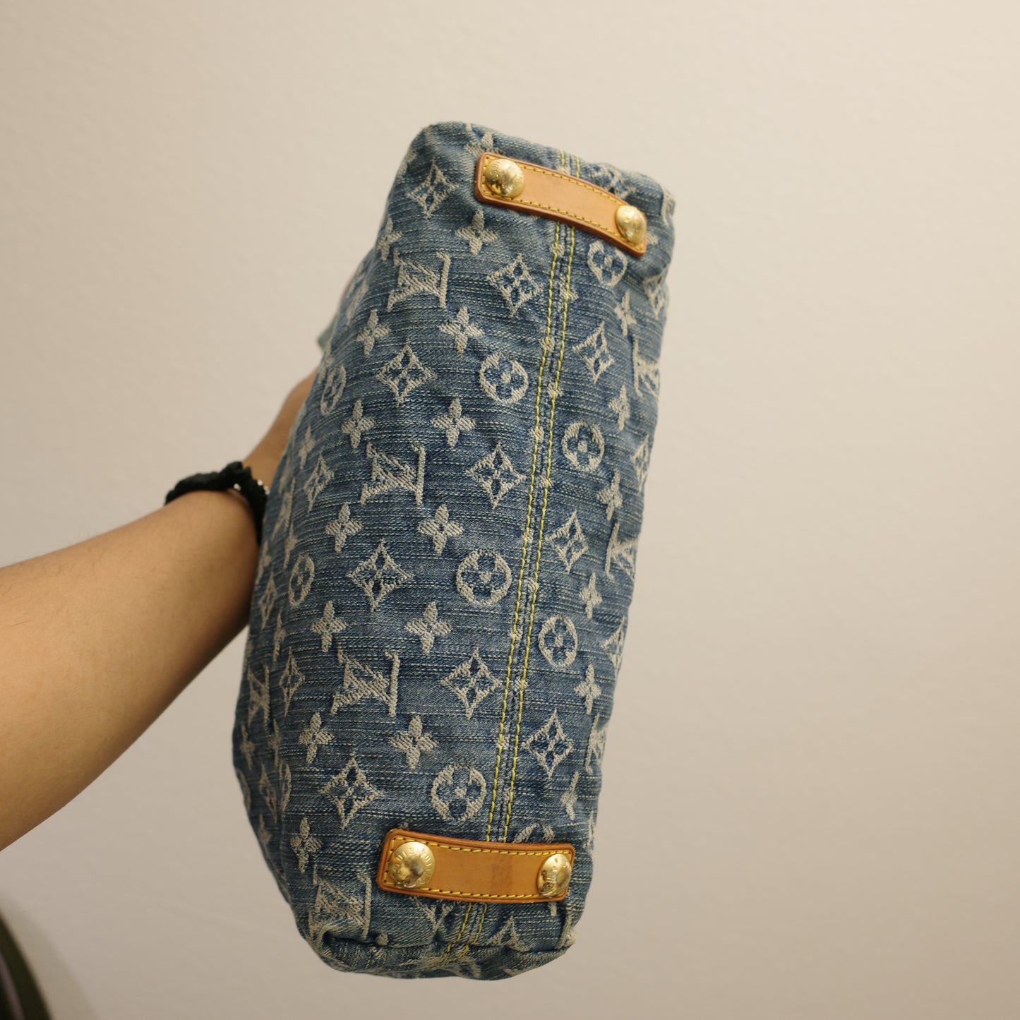 LOUIS VUITTON Vintage Blue Denim Baggy PM