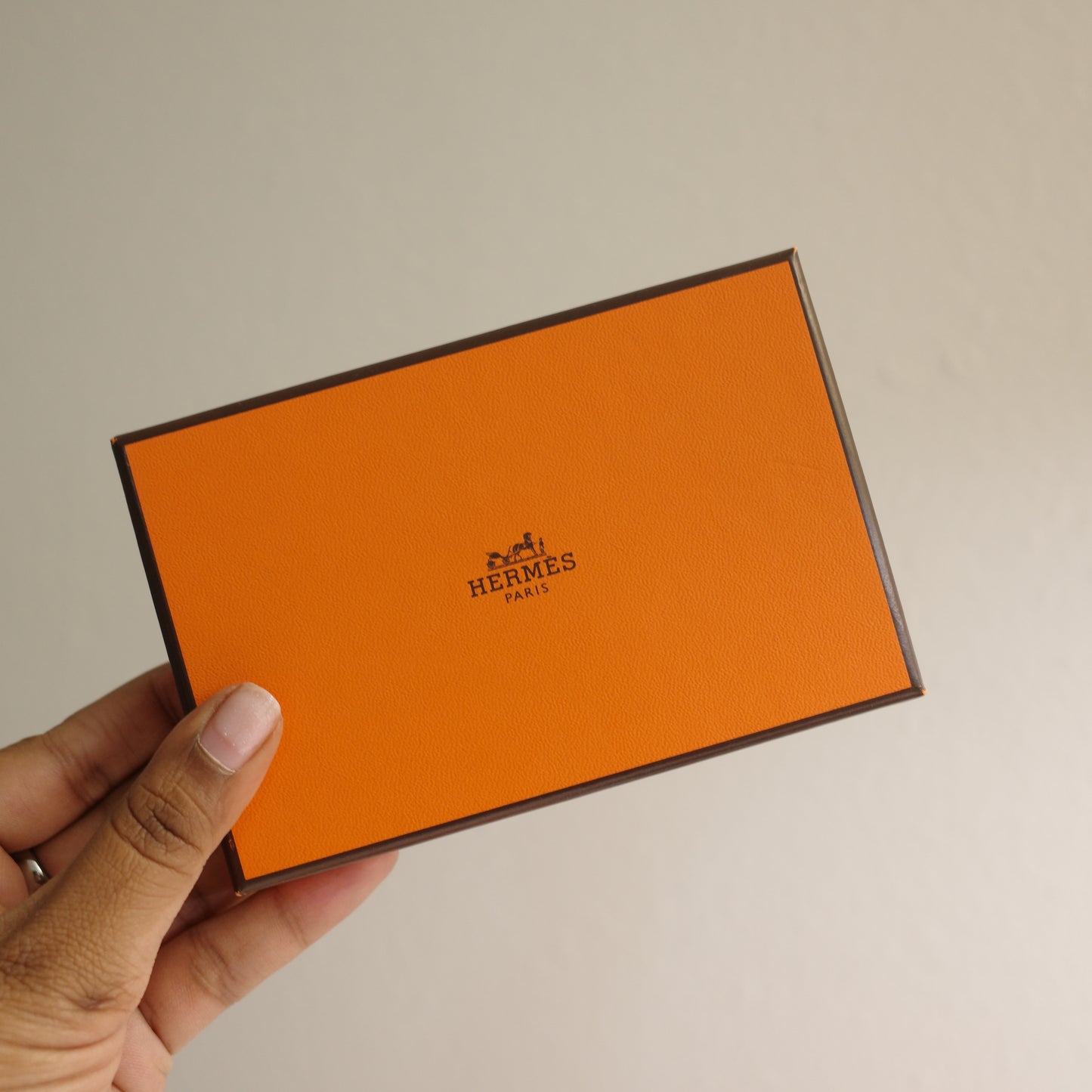 Hermes Calvi Card Case Duo Green Blue