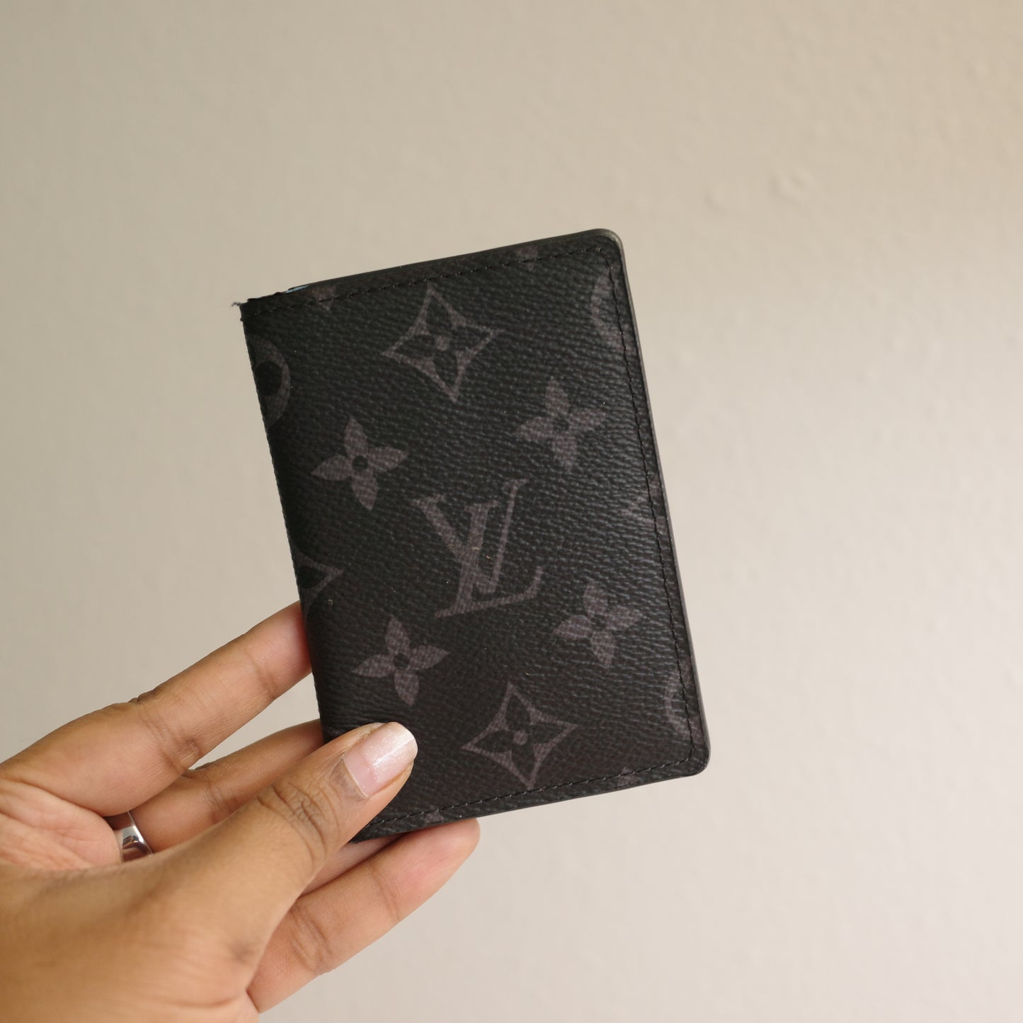 LOUIS VUITTON Monogram Eclipse Pocket Organizer Wallet