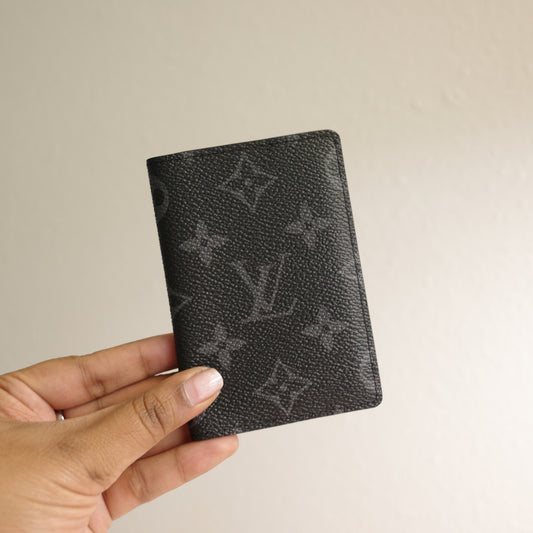 LOUIS VUITTON Monogram Eclipse Pocket Organizer Wallet