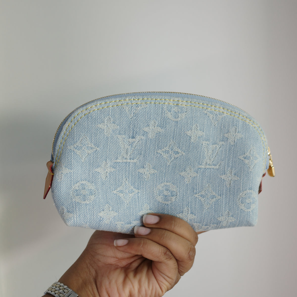 LOUIS VUITTON Sky Denim Cosmetic PM
