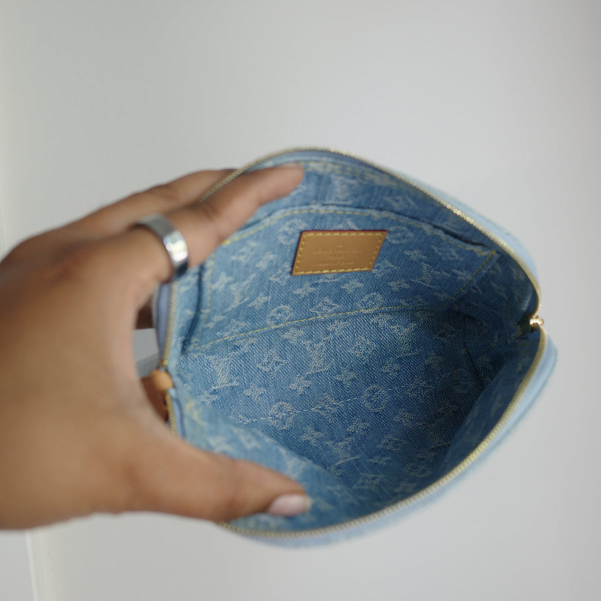LOUIS VUITTON Sky Denim Cosmetic PM