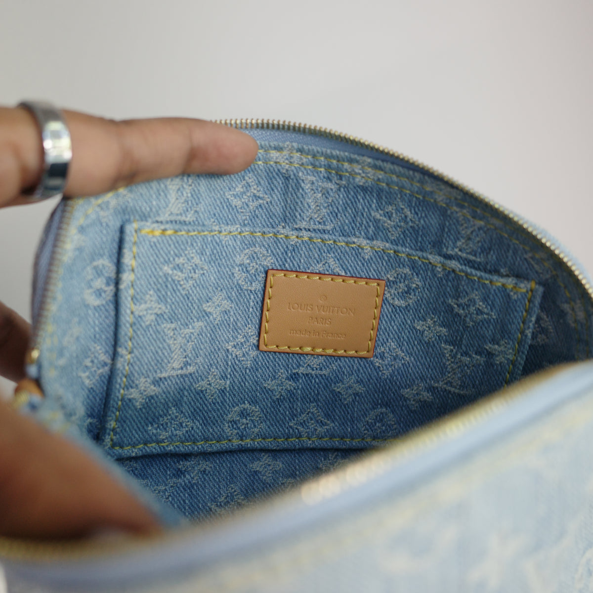 LOUIS VUITTON Sky Denim Cosmetic PM
