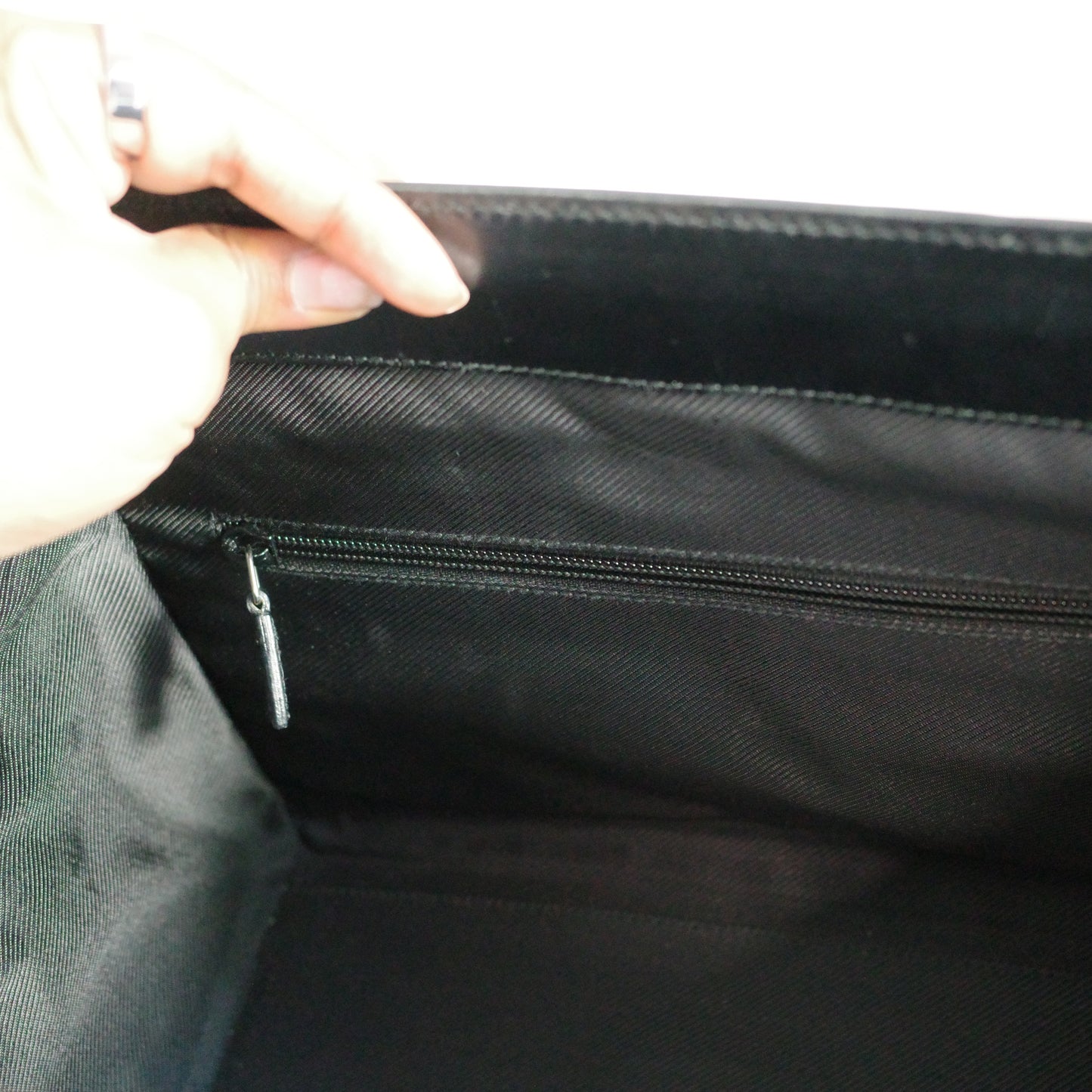 GUCCI Gucci Denim Doctor Trunk Handle Bag