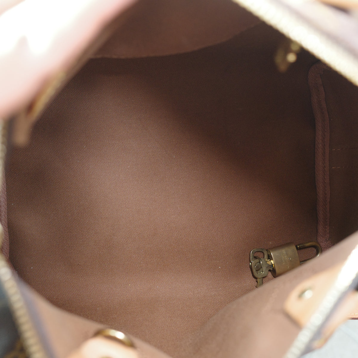 LOUIS VUITTON Monogram Speedy 25 Bandoliere