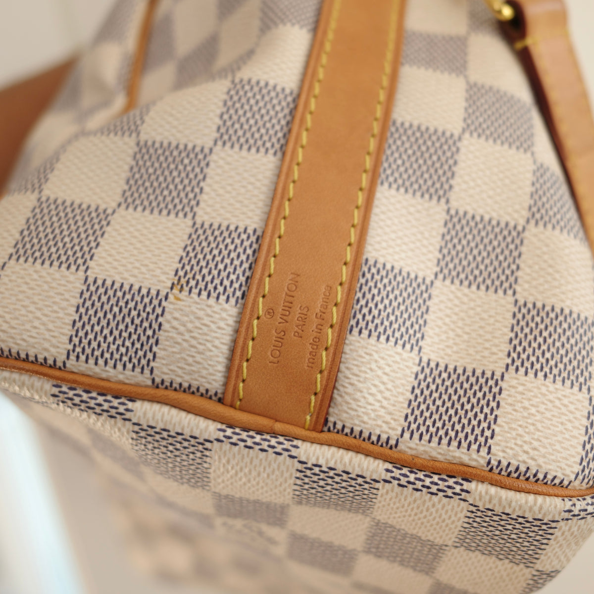 LOUIS VUITTON Damier Azur Speedy 25 Bandoliere
