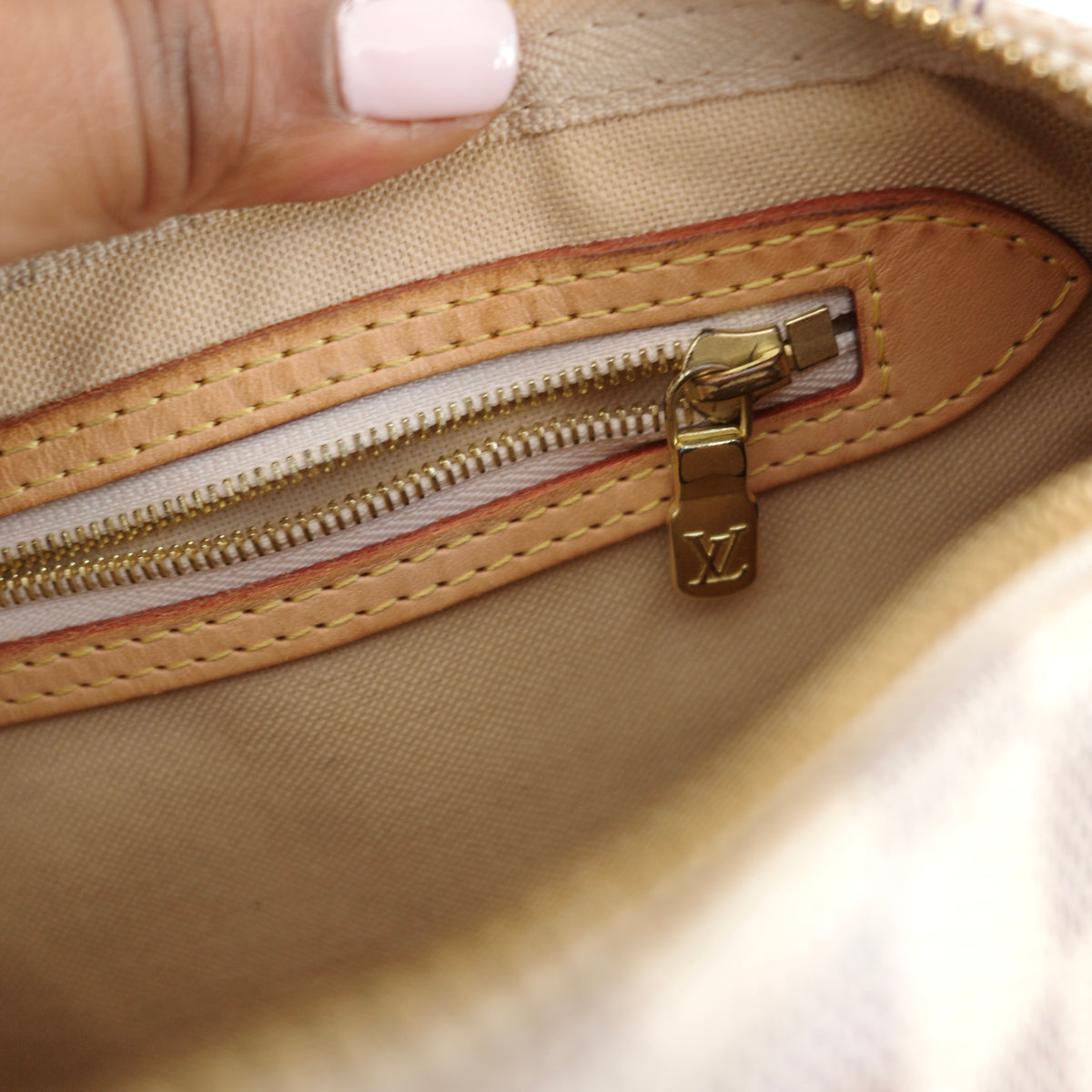 LOUIS VUITTON Damier Azur Speedy 25 Bandoliere