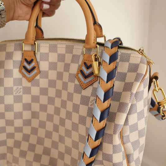 LOUIS VUITTON Damier Azur Speedy 30 Bandoliere LIMITED EDITION