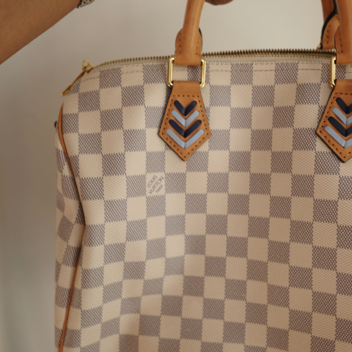 LOUIS VUITTON Damier Azur Speedy 30 Bandoliere LIMITED EDITION
