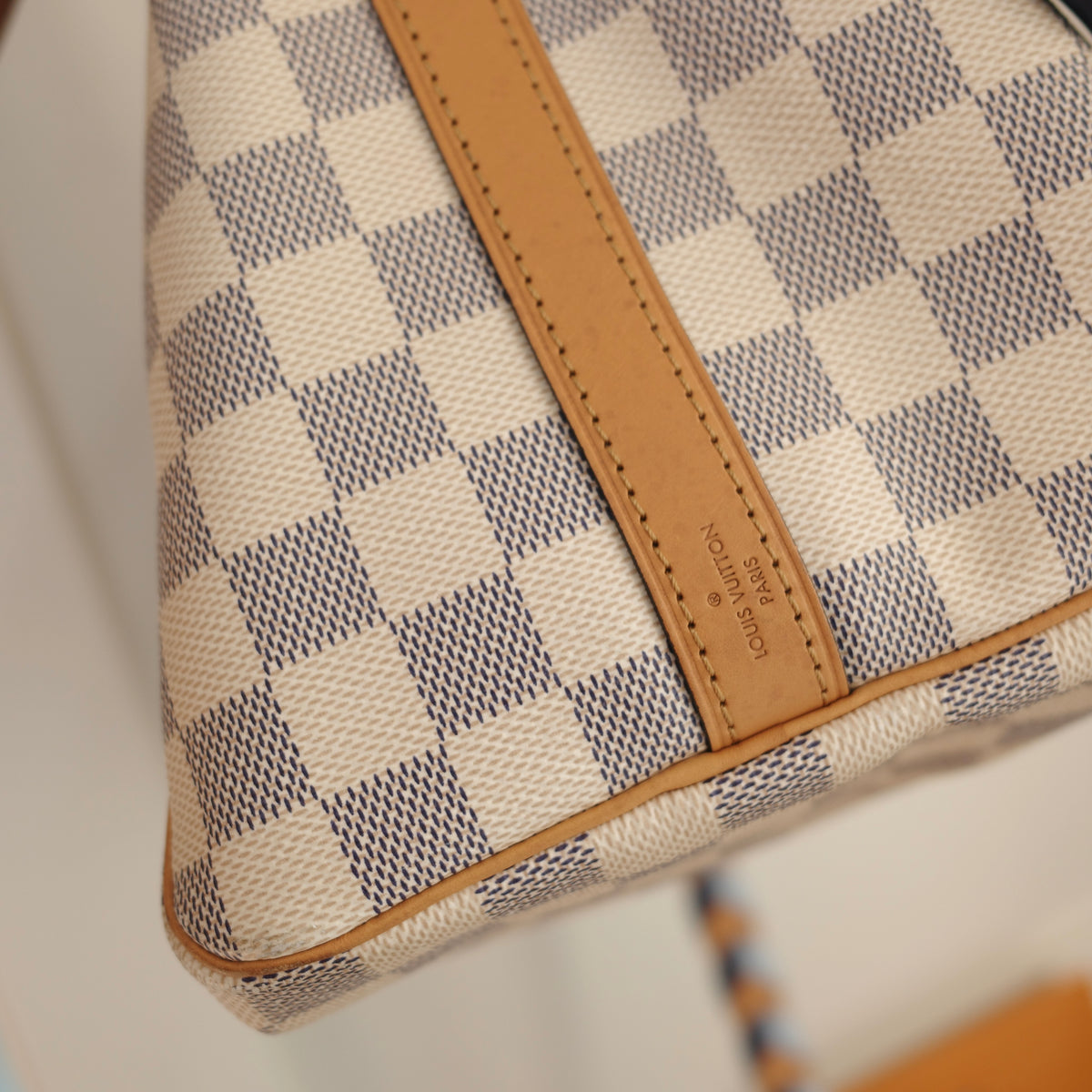 LOUIS VUITTON Damier Azur Speedy 30 Bandoliere LIMITED EDITION