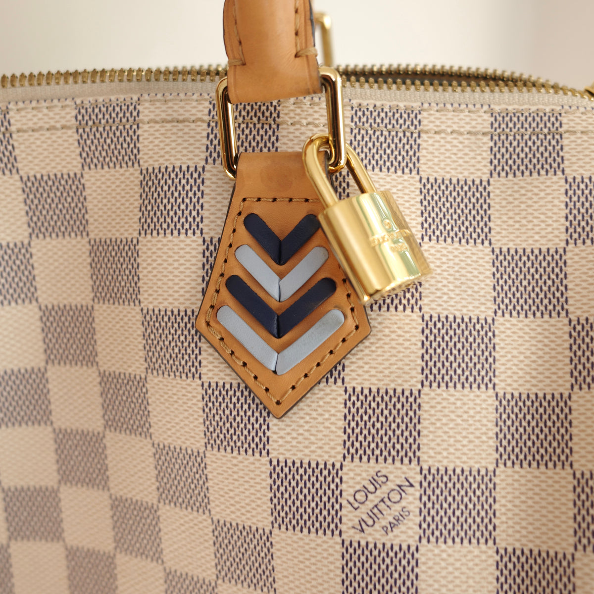 LOUIS VUITTON Damier Azur Speedy 30 Bandoliere LIMITED EDITION