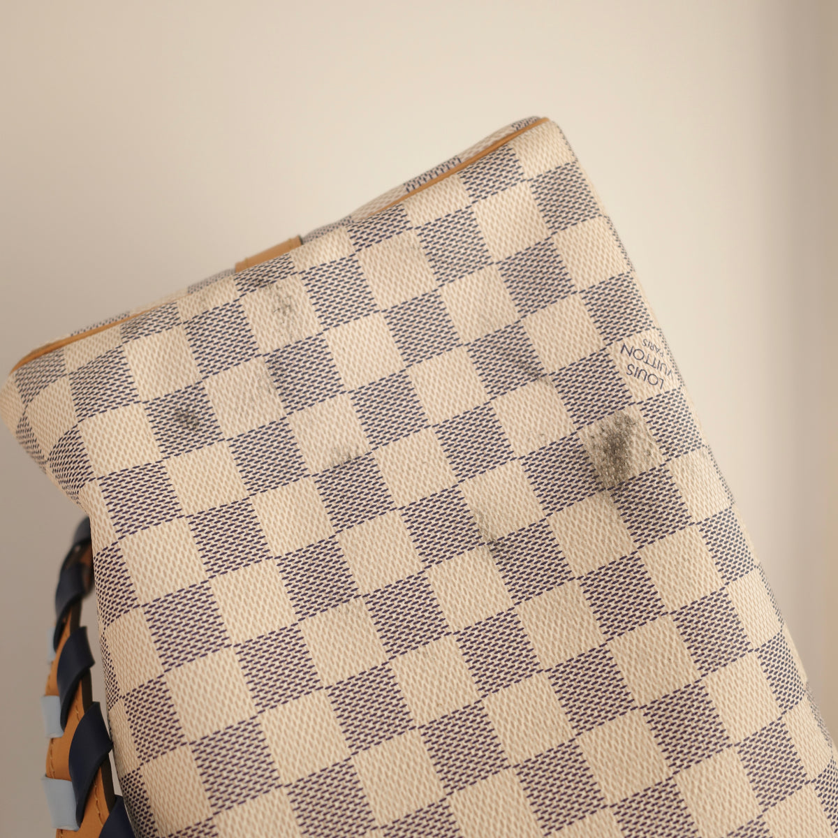 LOUIS VUITTON Damier Azur Speedy 30 Bandoliere LIMITED EDITION