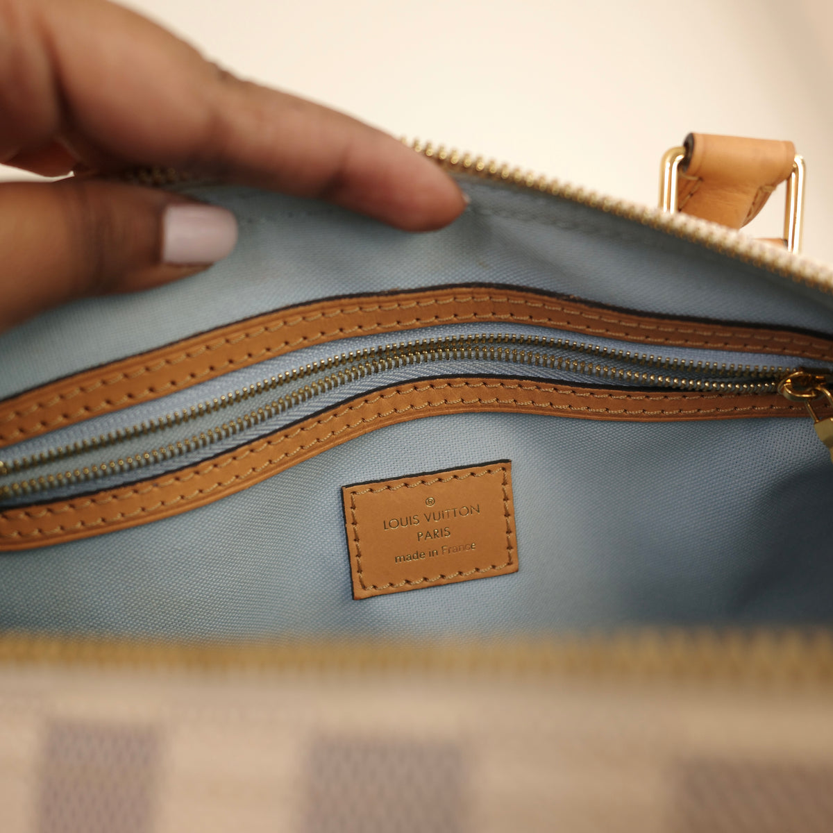 LOUIS VUITTON Damier Azur Speedy 30 Bandoliere LIMITED EDITION