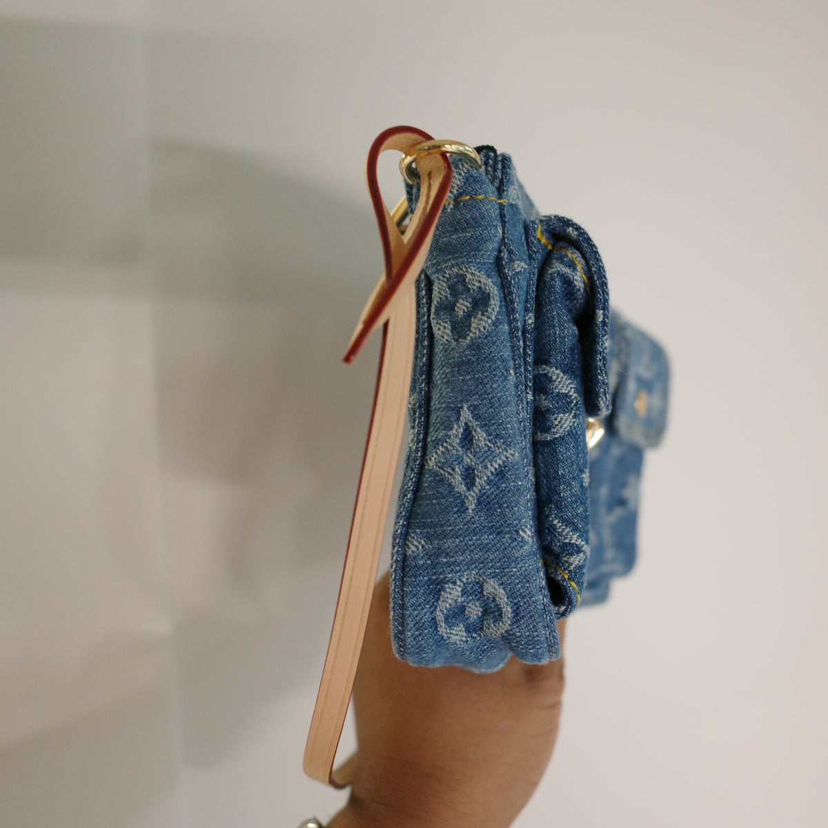 Louis Vuitton Blue Denim Cargo Pochette Accessoires