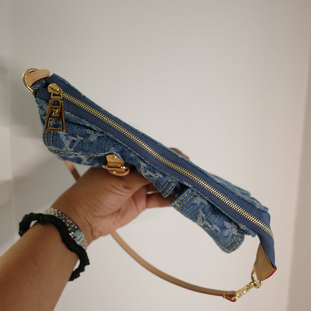 Louis Vuitton Blue Denim Cargo Pochette Accessoires
