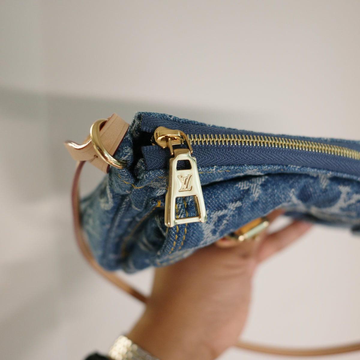 Louis Vuitton Blue Denim Cargo Pochette Accessoires
