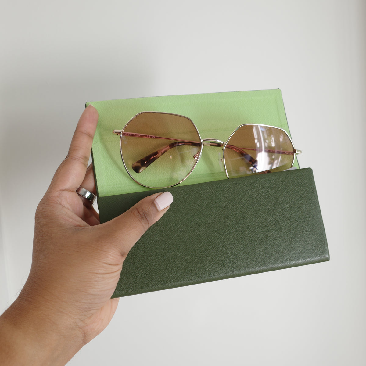 LONGCHAMP Pink Hex Sunglasses NEW IN BOX