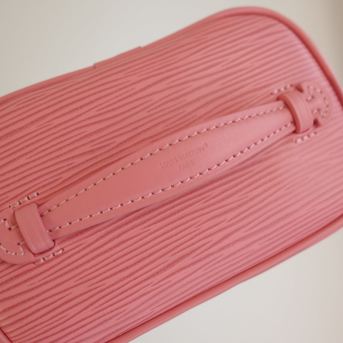 LOUIS VUITTON Monogram Nice Nano Epi Pink