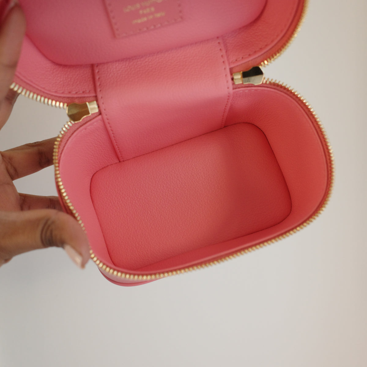 LOUIS VUITTON Monogram Nice Nano Epi Pink