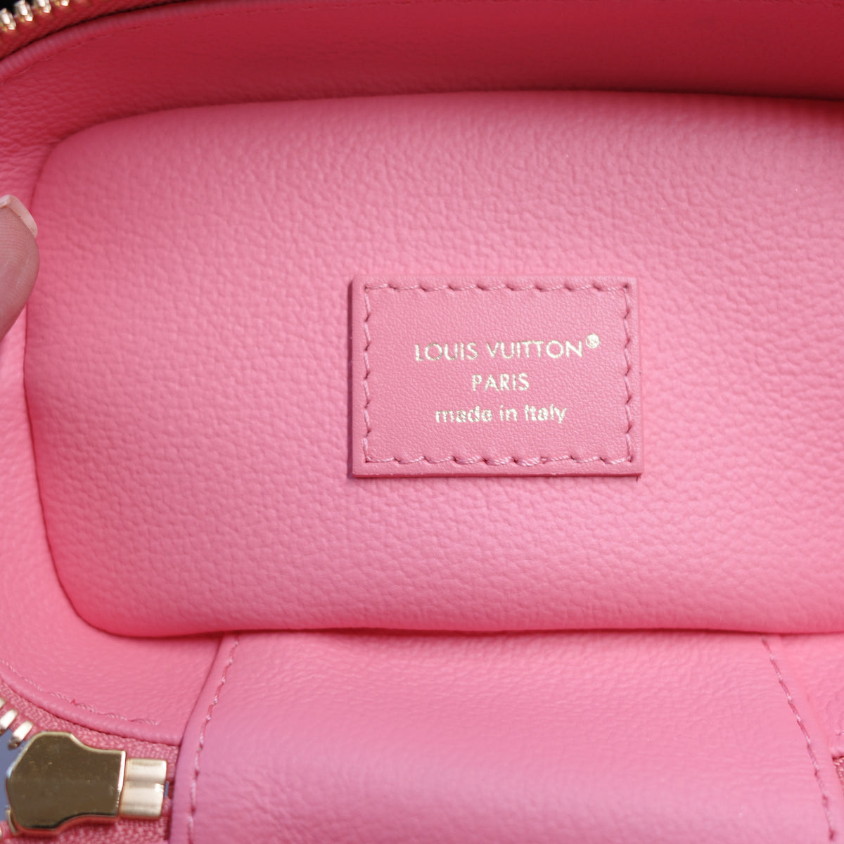 LOUIS VUITTON Monogram Nice Nano Epi Pink