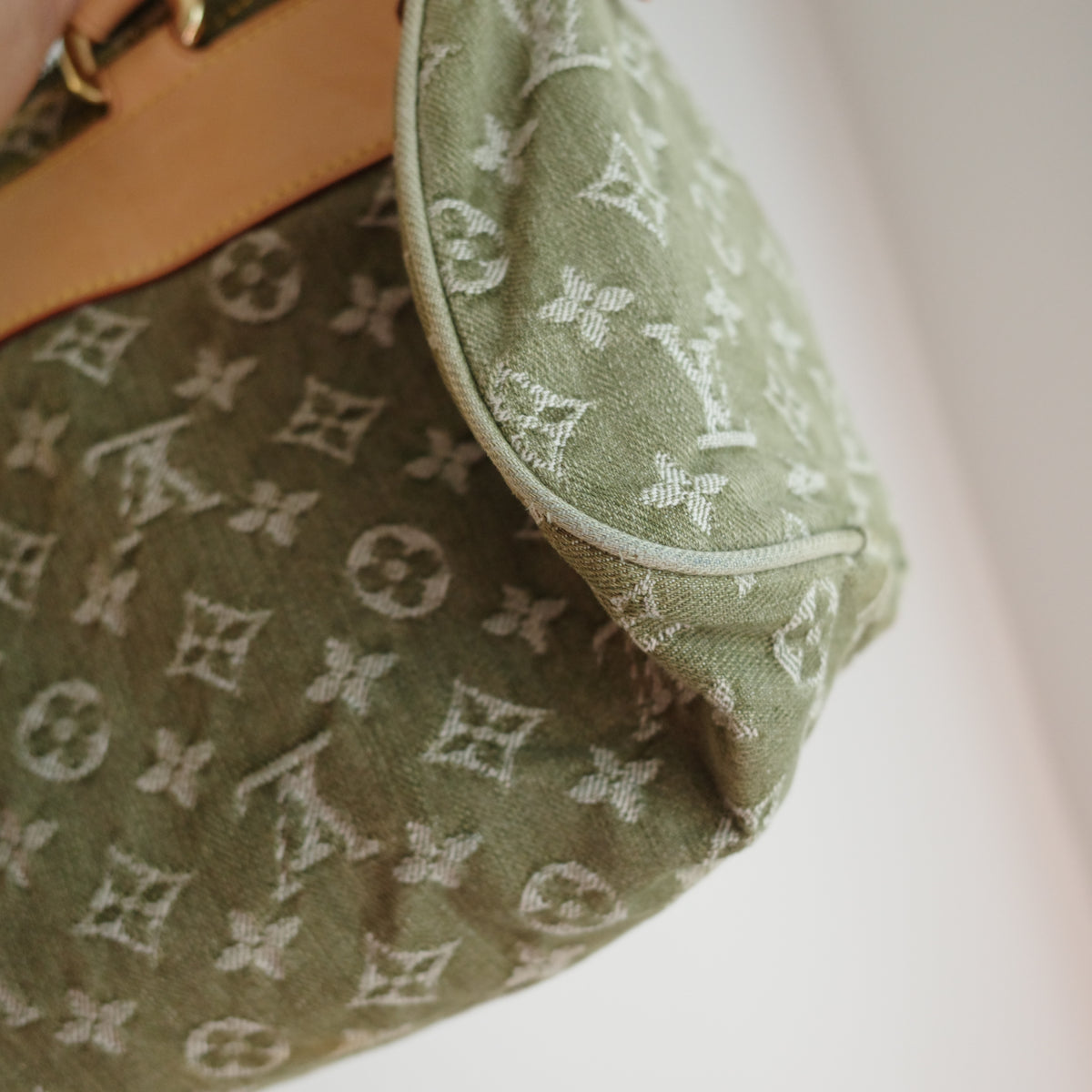 LOUIS VUITTON Vintage Khaki Denim Neo Speedy