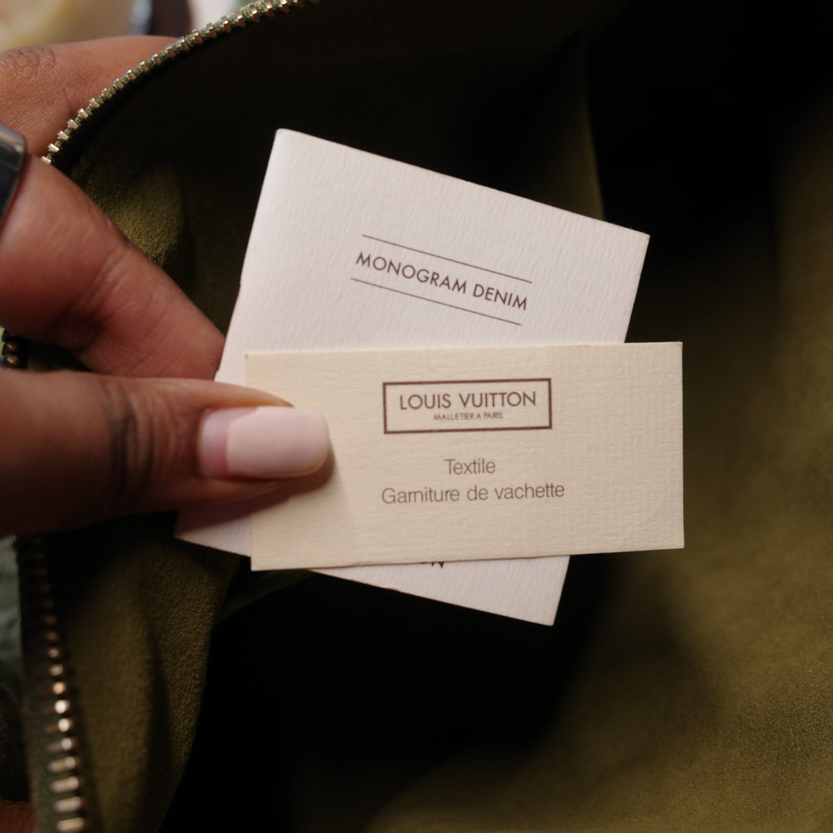 LOUIS VUITTON Vintage Khaki Denim Neo Speedy