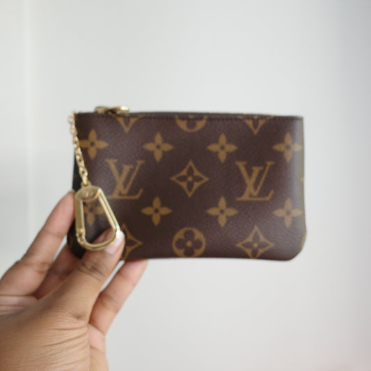 LOUIS VUITTON Monogram Key Cles SMALL