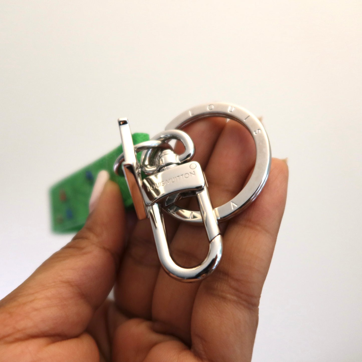 LOUIS VUITTON Dragonne Sport Soccer Key Ring Holder
