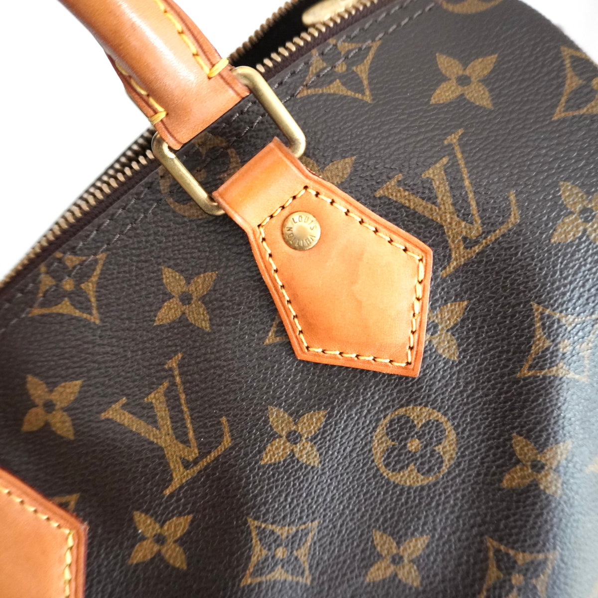 LOUIS VUITTON Monogram Speedy 25 Bandoliere