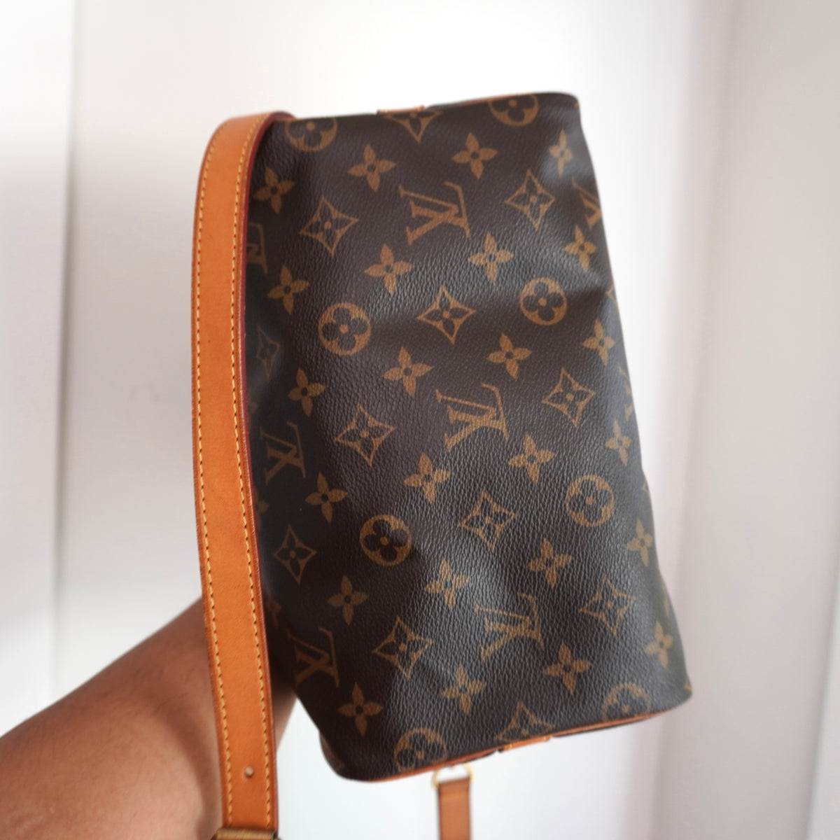 LOUIS VUITTON Monogram Speedy 25 Bandoliere