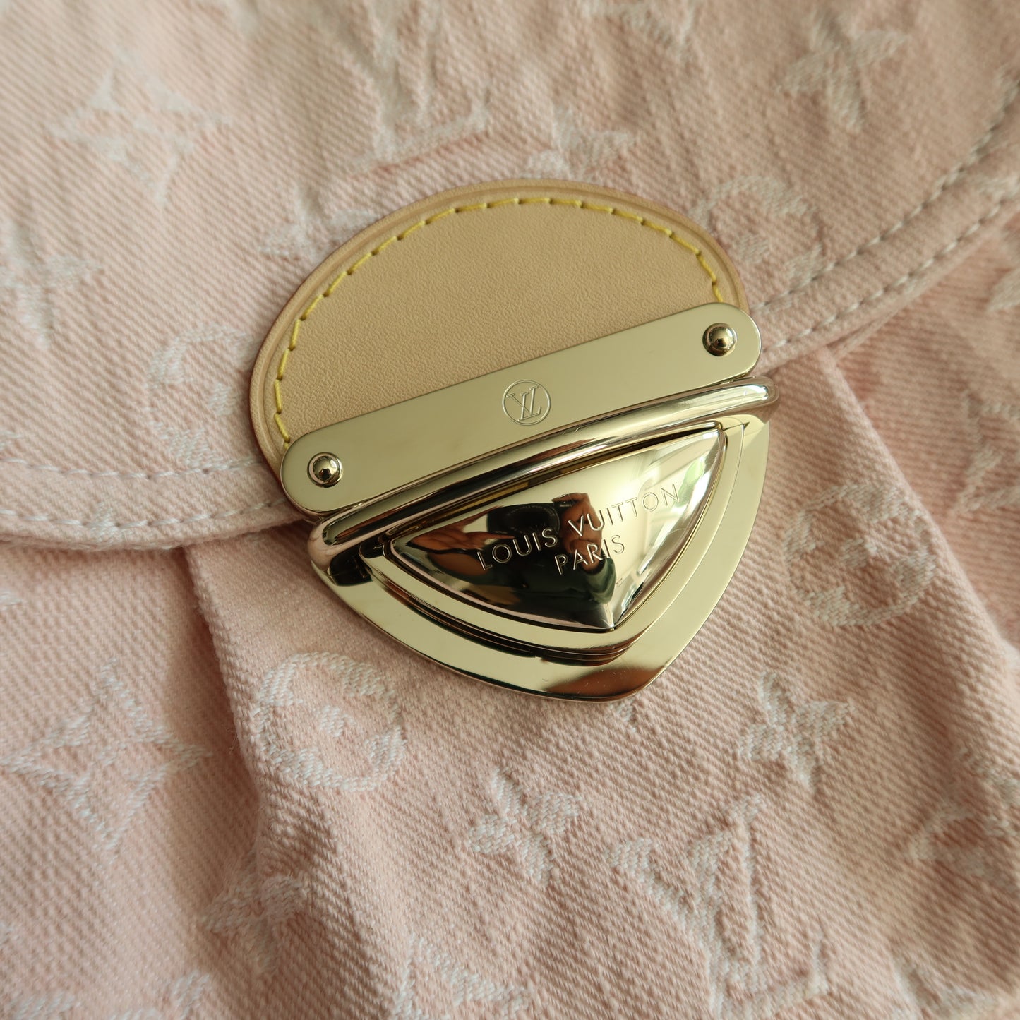 LOUIS VUITTON Light Pink Denim Sunset