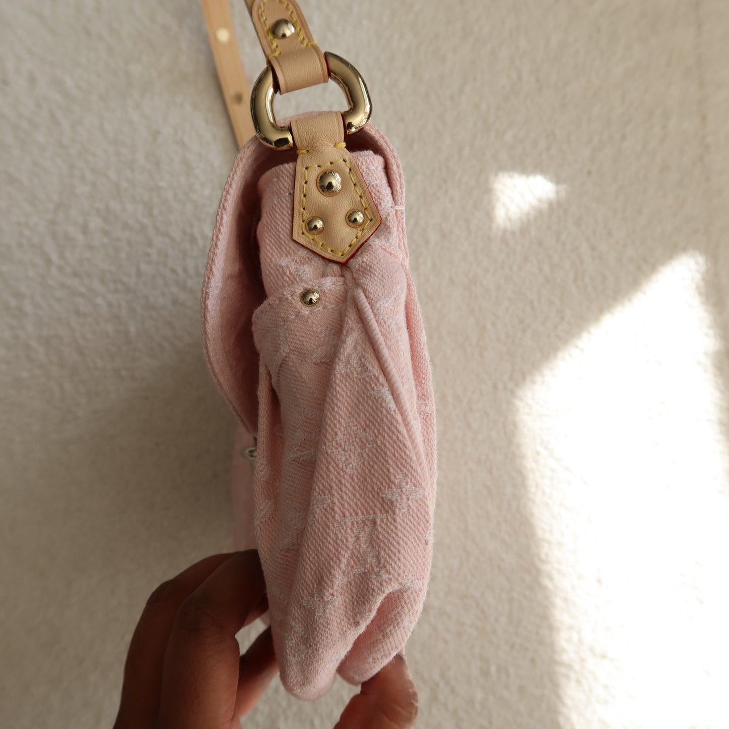 LOUIS VUITTON Light Pink Denim Sunset