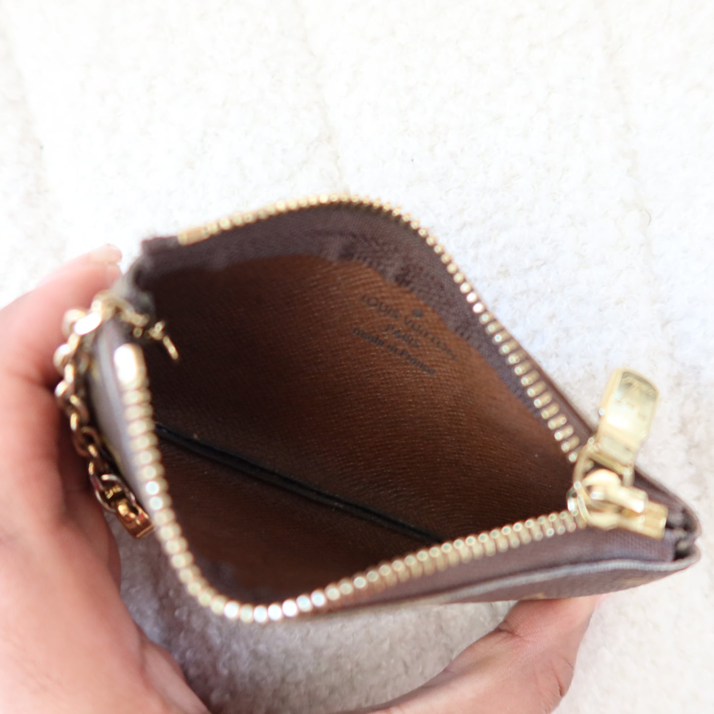 LOUIS VUITTON Monogram Key Cles